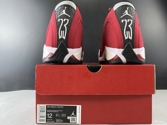 Rep TBkick RED GYM 487471-006 RETRO 14 JORDAN TORO AIR 0725
